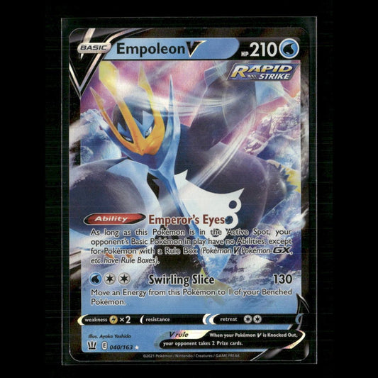 Empoleon V 040/163 SWSH05: Battle Styles NM Pokemon