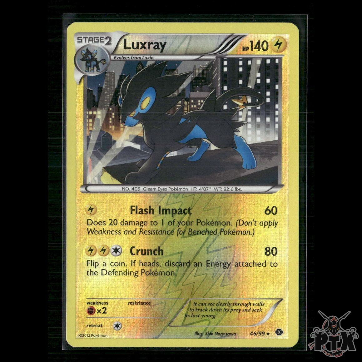 Luxray 46/99 Next Destinies LP Pokemon