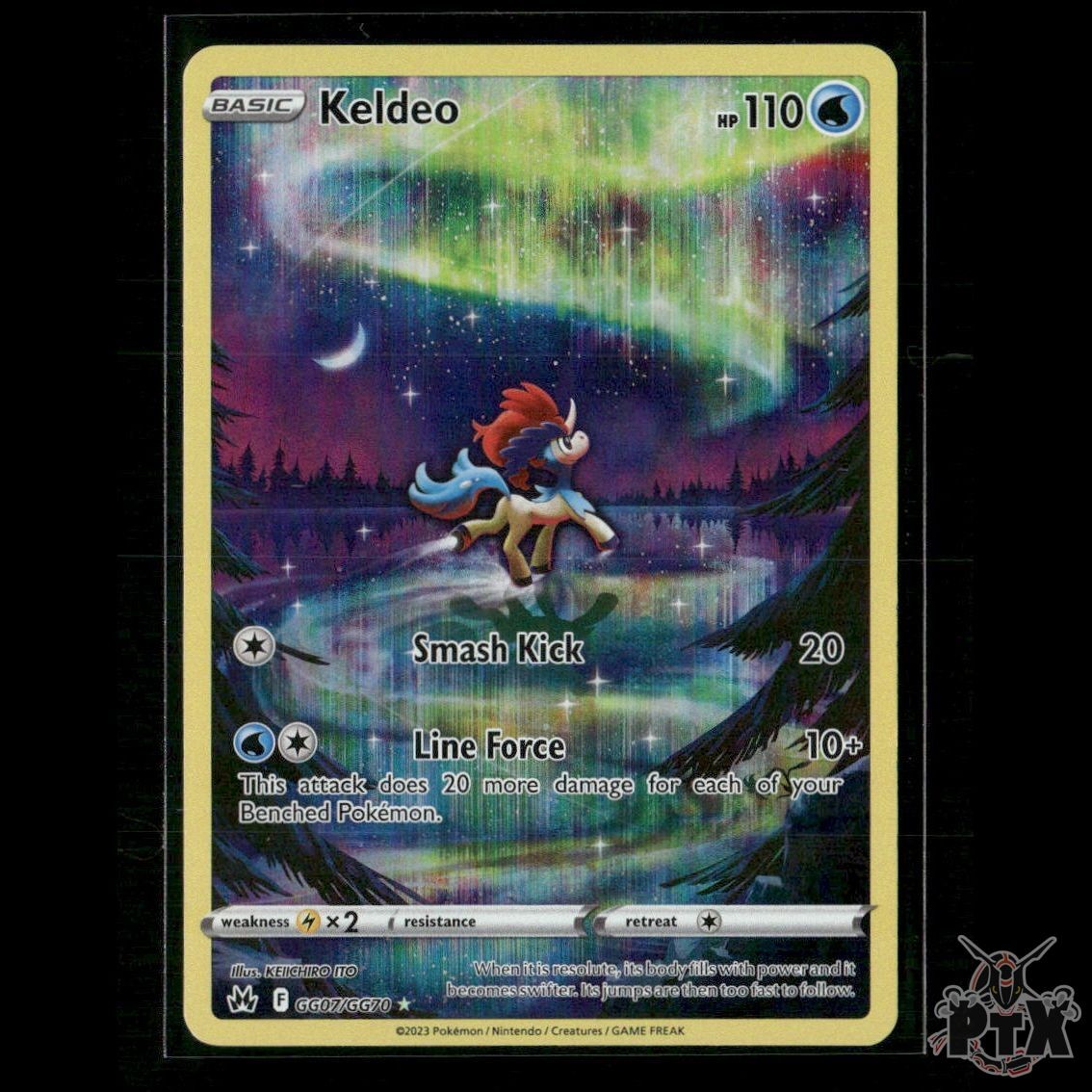 Keldeo GG07/GG70 SWSH: Crown Zenith: Galarian Gallery NM Pokemon