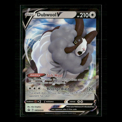 Dubwool V SWSH049 SWSH: Sword & Shield Promo Cards NM Pokemon