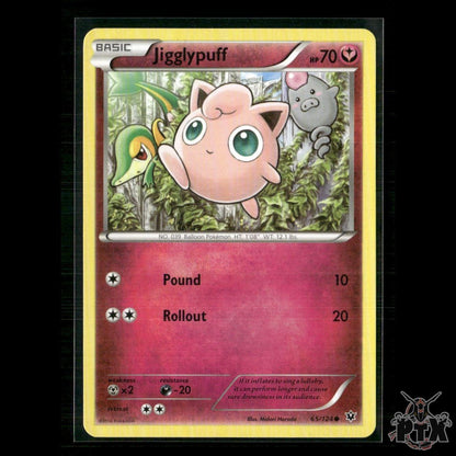 Jigglypuff 65/124 XY - Fates Collide NM Pokemon