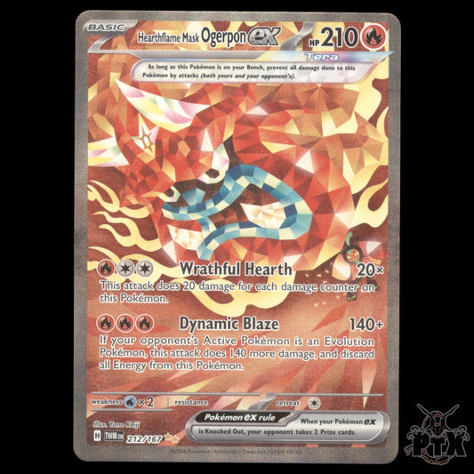 Ogerpon ex #212/167 Twilight Masquerade NM/Near Mint Pokemon 2024