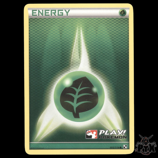 Grass Energy PLAY! Holo #105/114 Promo NM/Near Mint Pokemon 2011