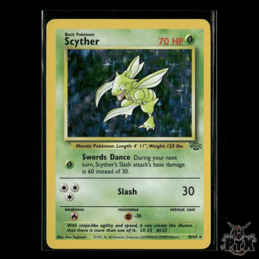 Scyther Holo 10/64 Jungle NM Pokemon