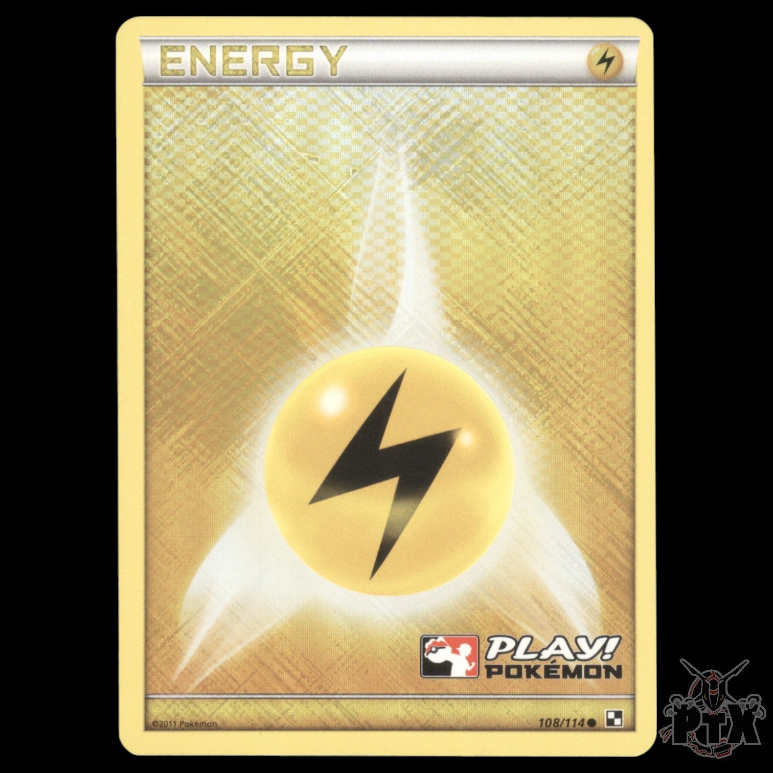 Lightning Energy PLAY! Holo #108/114 Promo NM/Near Mint Pokemon 2011