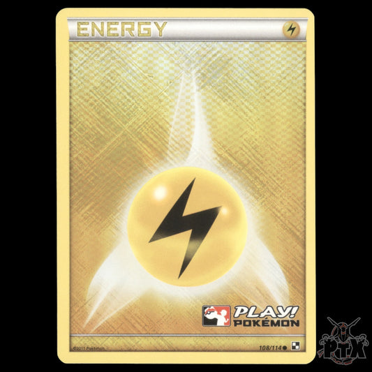 Lightning Energy PLAY! Holo #108/114 Promo NM/Near Mint Pokemon 2011