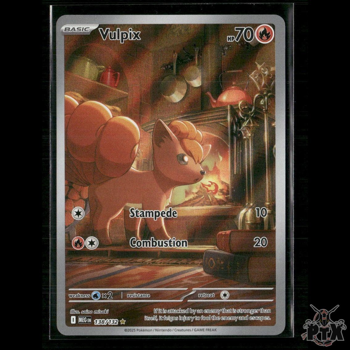 Vulpix 138/132 ME01: Mega Evolution NM Pokemon