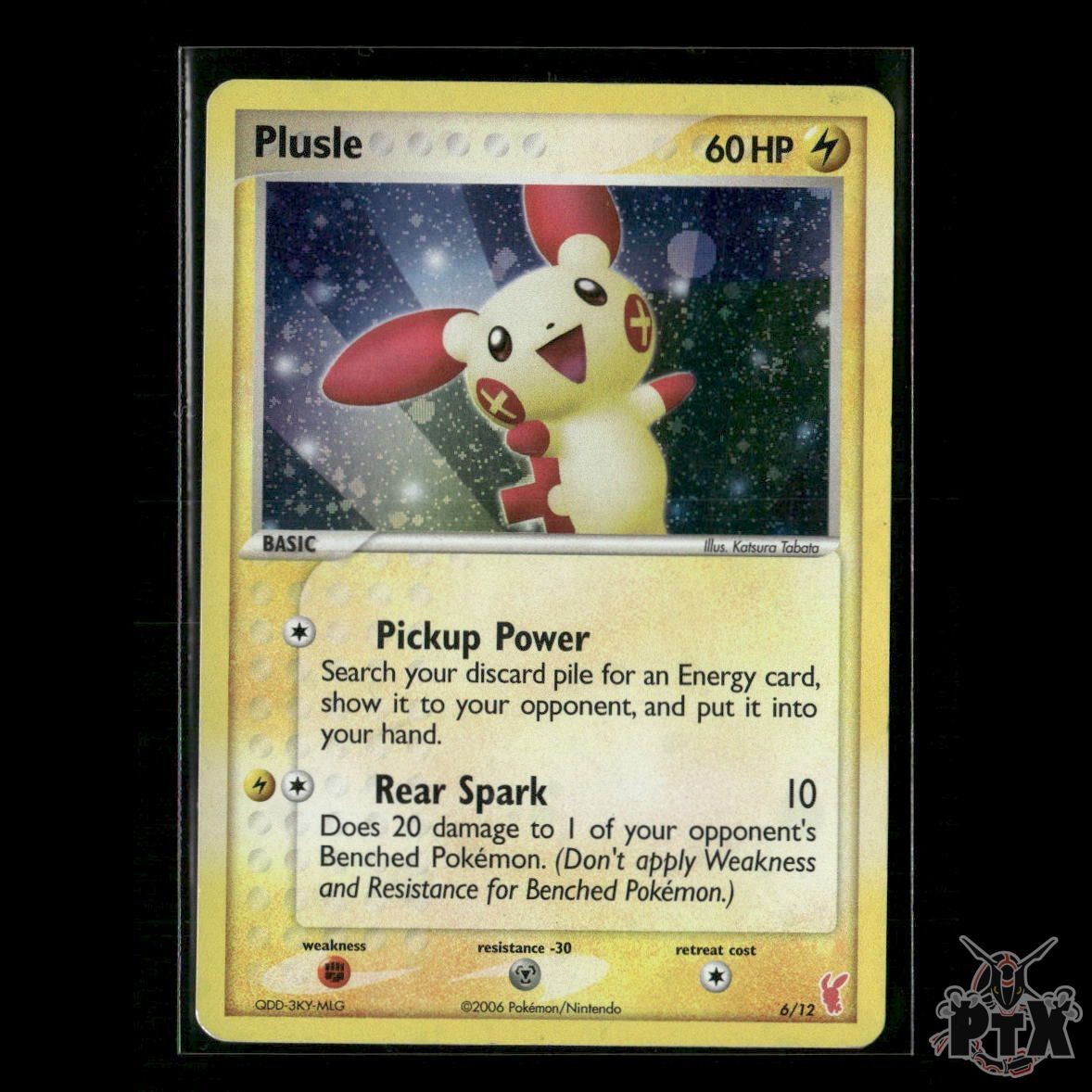 Plusle Holo 6/12 EX Trainer Kit 2: Plusle & Minun MP Pokemon