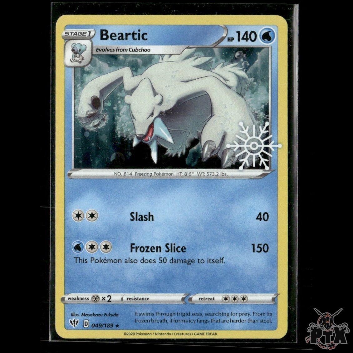 Beartic 049/189 Holiday Calendar Promo NM Pokemon