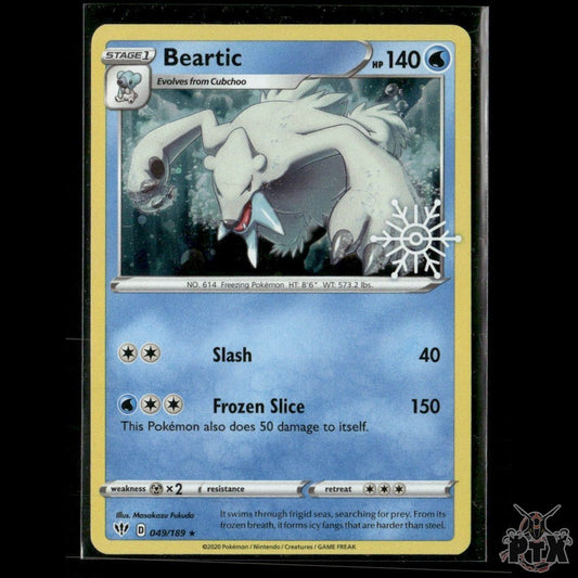 Beartic 049/189 Holiday Calendar Promo NM Pokemon