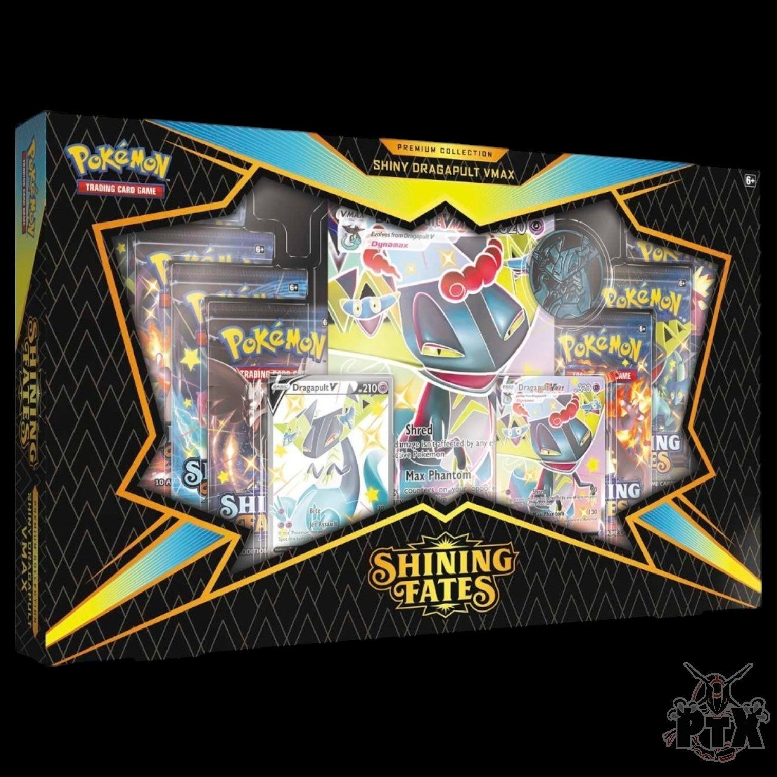 Shiny Dragapult Vmax Premium Collection Box Shining Fates Pokemon 2021