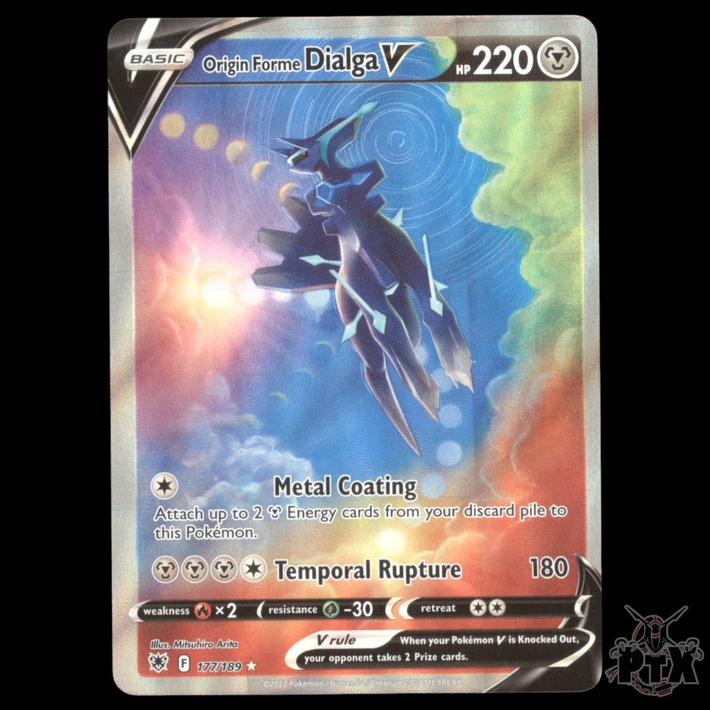 Dialga V #177/189 Astral Radiance NM/Near Mint Pokemon 2022