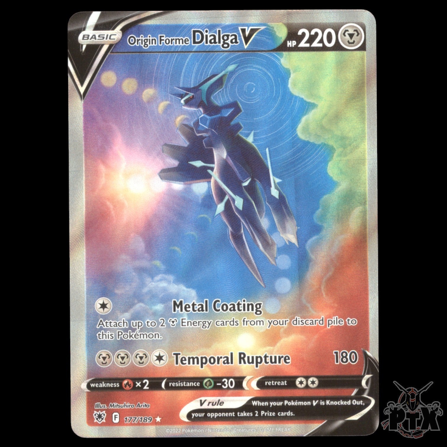 Dialga V #177/189 Astral Radiance NM/Near Mint Pokemon 2022