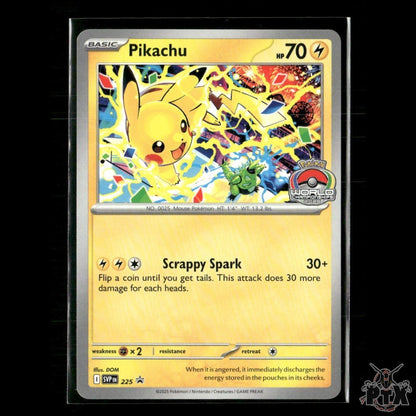 Pikachu (World Championship 2025) 225 SV: Scarlet & Violet Promo NM Pokemon