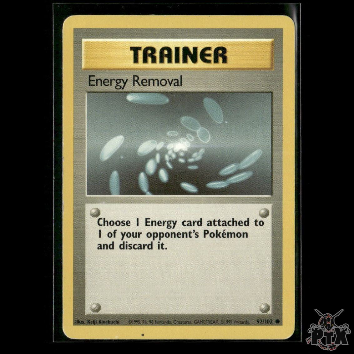 Energy Removal 92/102 Base Set HP Pokemon