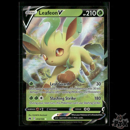 Leafeon V 013/159 SWSH: Crown Zenith NM Pokemon