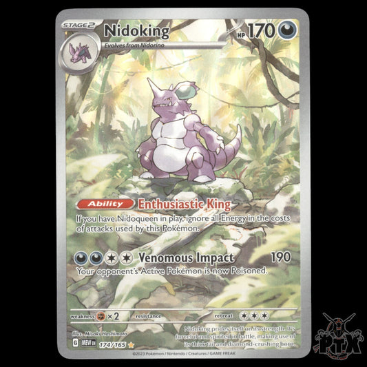 Nidoking #174/165 SV 151 NM/Near Mint Pokemon 2023