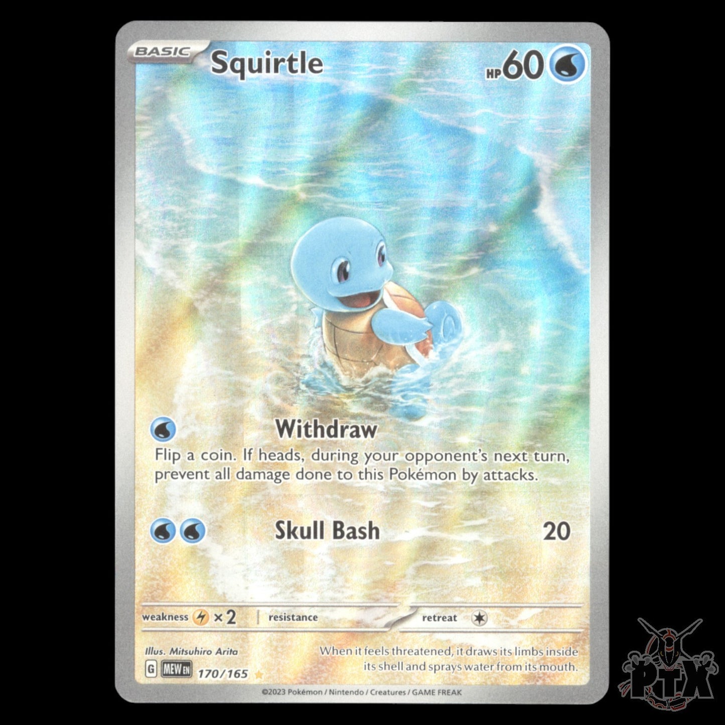 Squirtle #170/165 Scarlet & Violet 151 NM/Near Mint Pokemon 2023