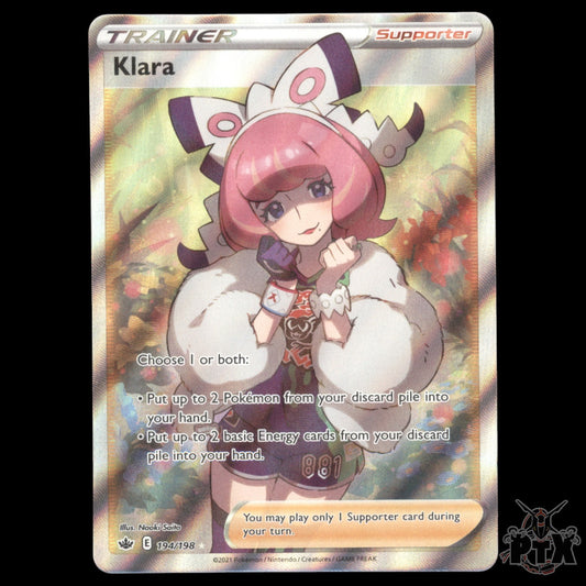 Klara #194/198 Chilling Reign NM/Near Mint Pokemon 2021