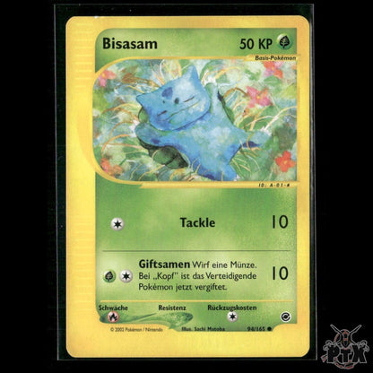 Bulbasaur / Bisasam 94/165 Deutsch Expedition LP Pokemon