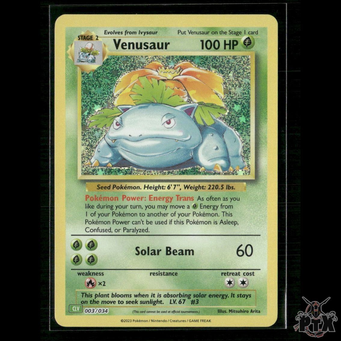 Venusaur 003/034 Trading Card Game Classic NM Pokemon