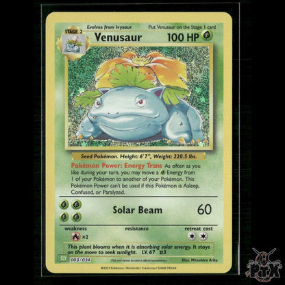 Venusaur 003/034 Trading Card Game Classic NM Pokemon