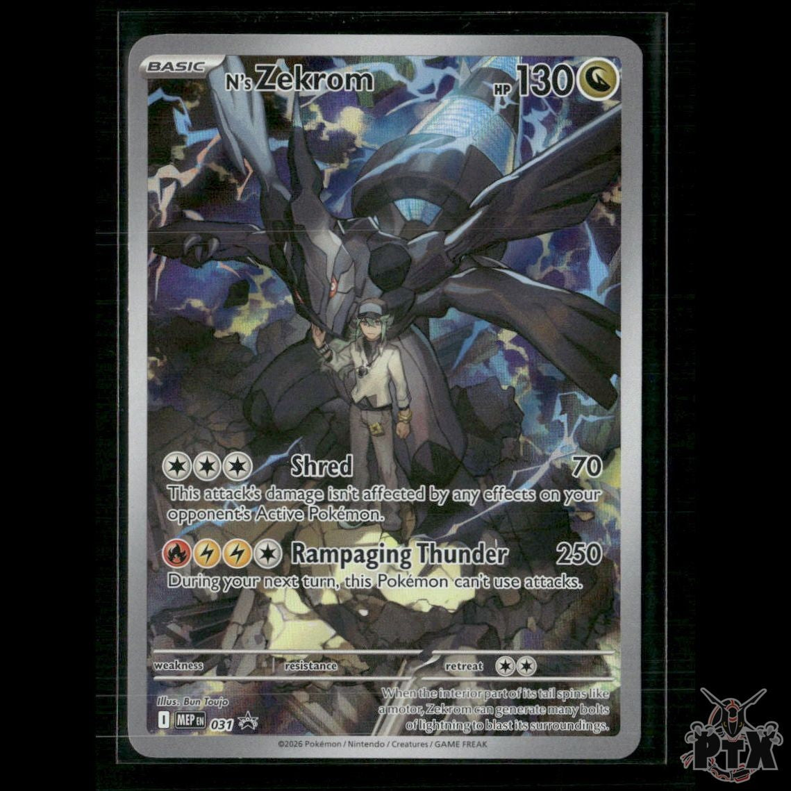 N's Zekrom 031 ME: Mega Evolution Promo NM Pokemon