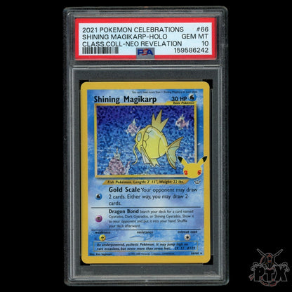 Shining Magikarp 66/64 PSA 10 Celebrations Pokemon 2021