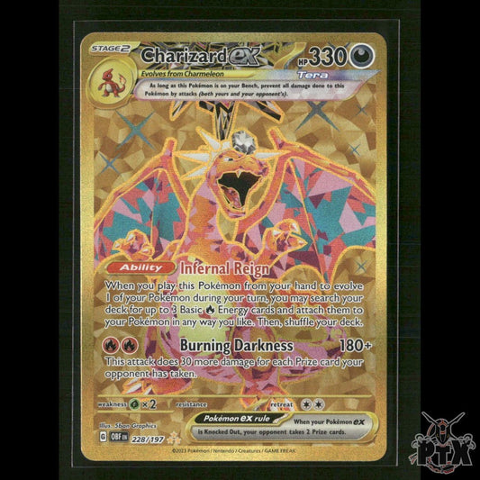 Charizard ex 228/197 SV03: Obsidian Flames NM Pokemon