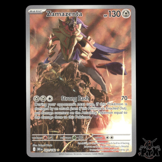 Zamazenta #201/182 Destined Rivals NM/Near Mint Pokemon 2025