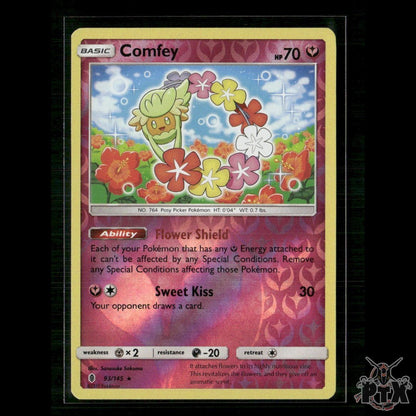 Comfey 93/145 SM - Guardians Rising LP Pokemon