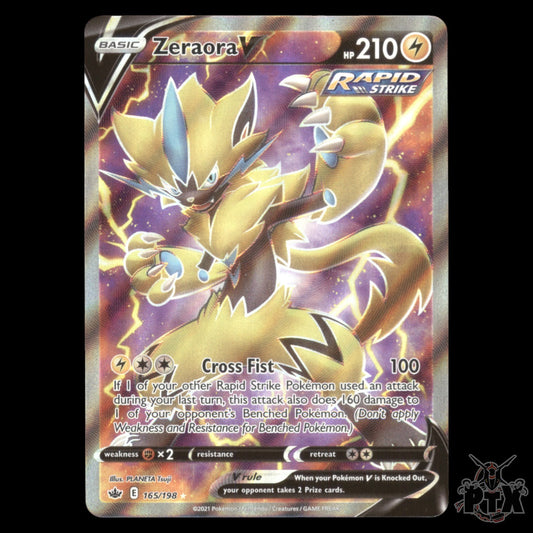 Zeraora V #165/198 Chilling Reign NM/Near Mint Pokemon 2021