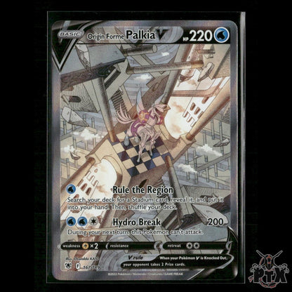 Origin Forme Palkia V (Alternate Art) 167/189 SWSH10: Astral Radiance NM Pokemon