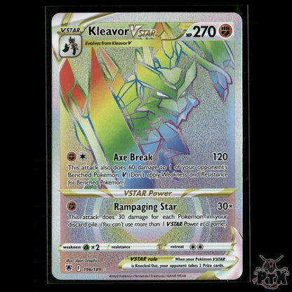 Kleavor VSTAR (Secret) 196/189 SWSH10: Astral Radiance NM Pokemon