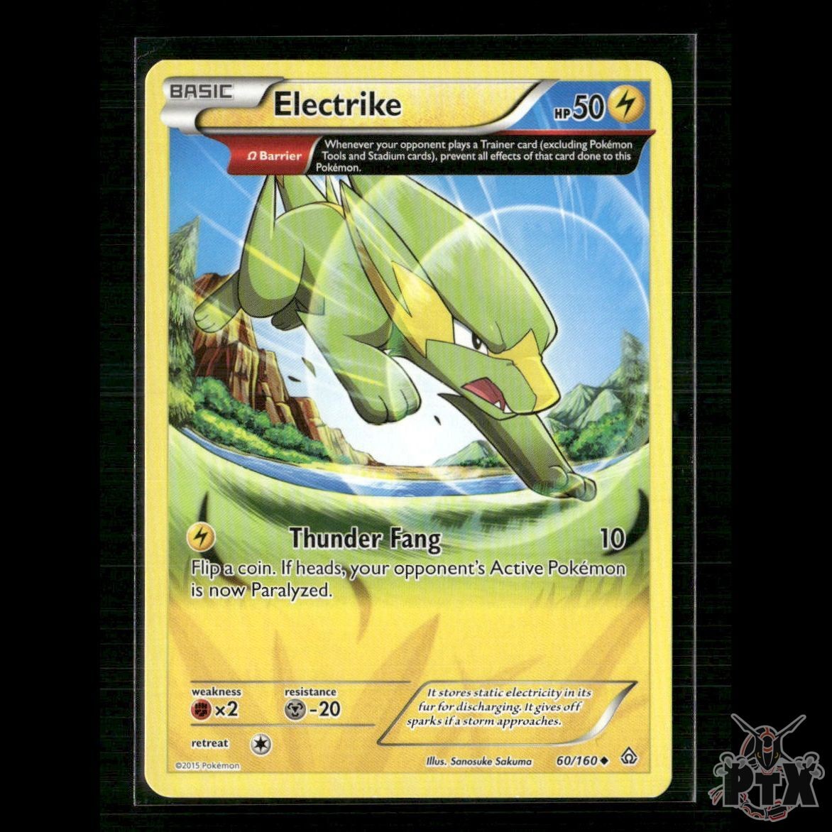 Electrike (Omega) 60/160 XY - Primal Clash NM Pokemon