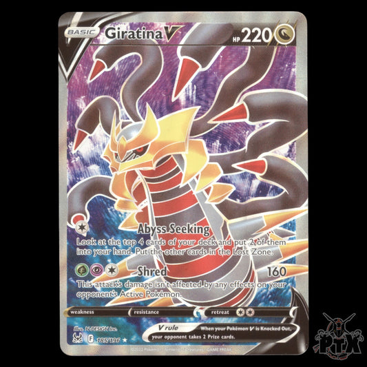 Giratina V #185/196 Lost Origin NM/Near Mint Pokemon 2022