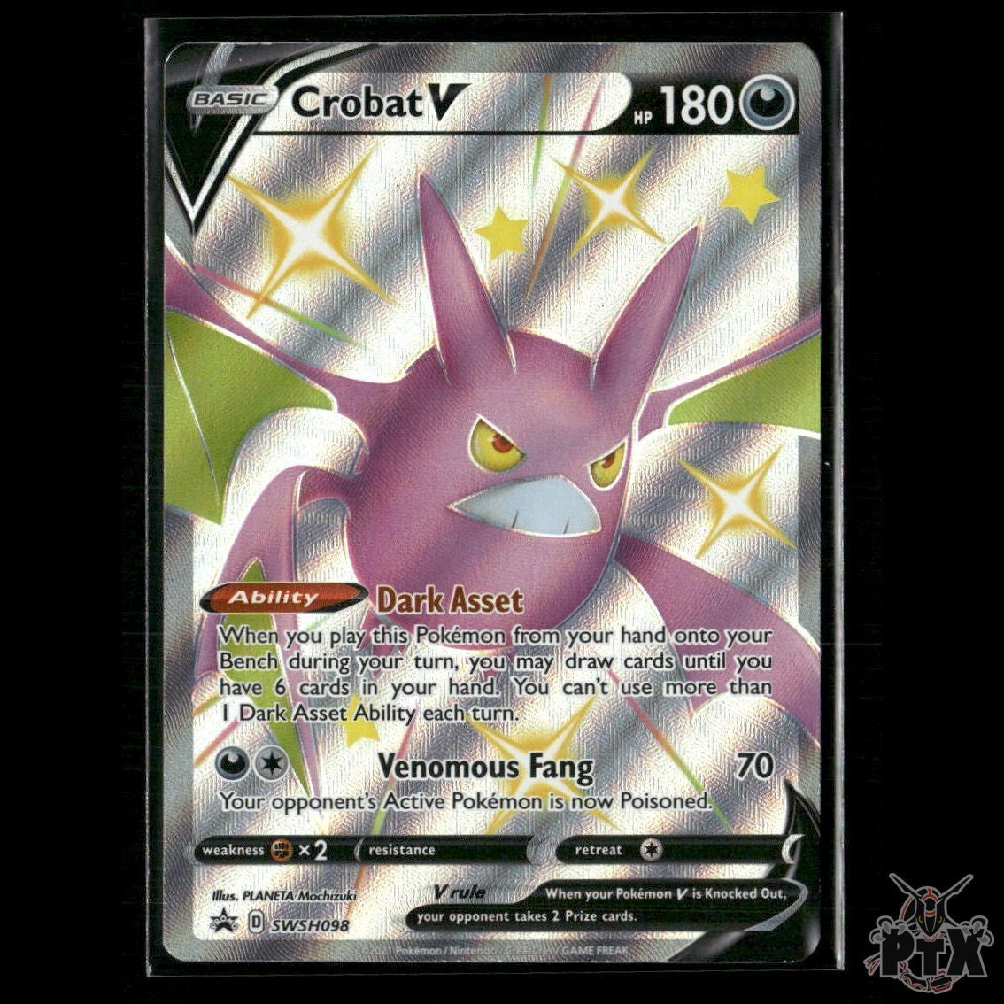 Crobat V SWSH098 SWSH: Sword & Shield Promo Cards NM Pokemon