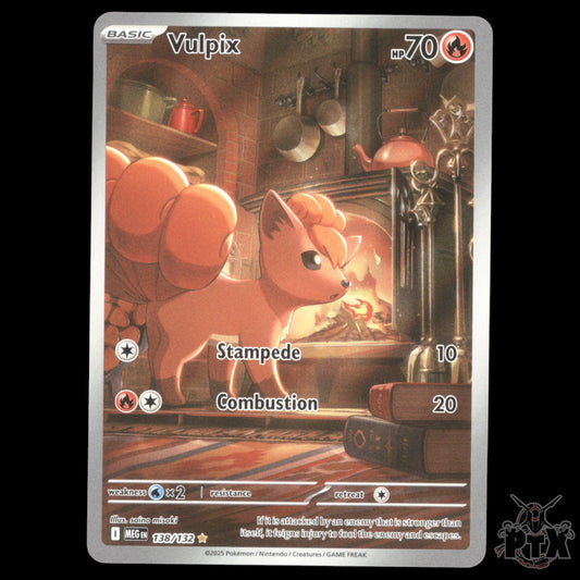 Vulpix #138/132 Mega Evolution NM/Near Mint Pokemon 2025