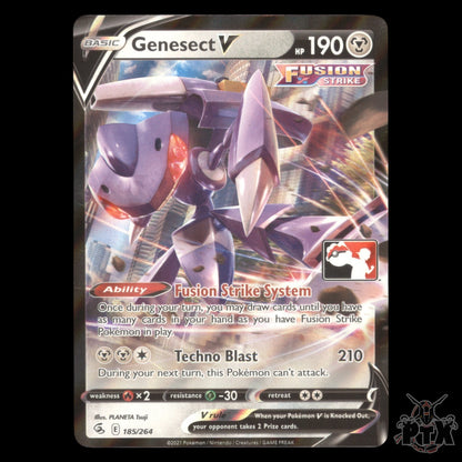 Genesect V Play! #185/264 Prize Pack Series One NM/Near Mint Pokemon 2021