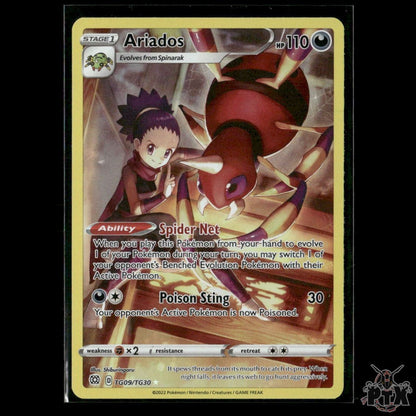 Ariados TG09/TG30 SWSH09: Brilliant Stars Trainer Gallery NM Pokemon
