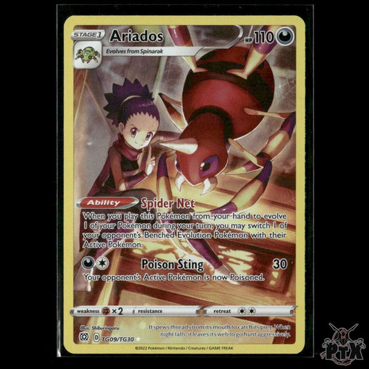 Ariados TG09/TG30 SWSH09: Brilliant Stars Trainer Gallery NM Pokemon