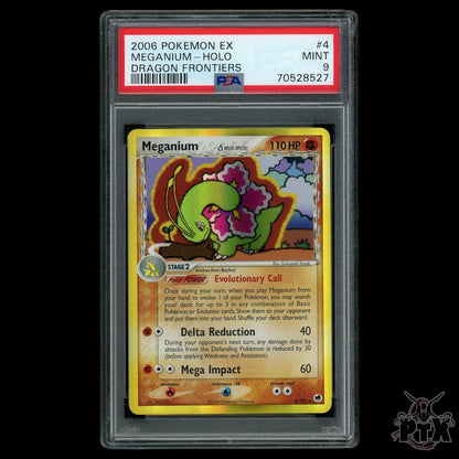 Meganium Holo #4/101 PSA 9 Dragon Frontiers Pokemon 2006