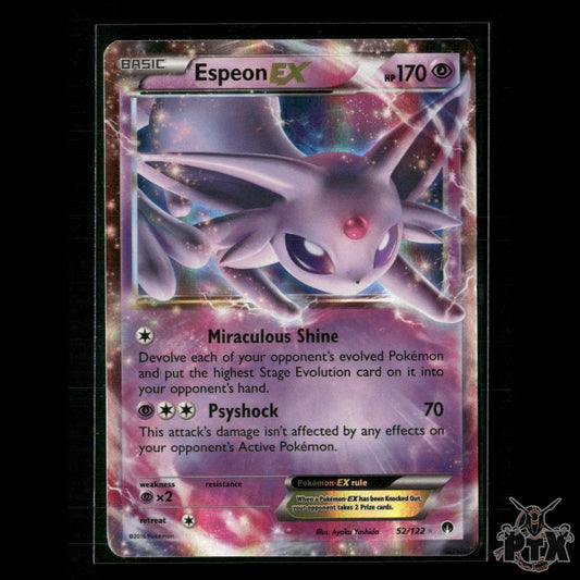 Espeon EX 52/122 XY - BREAKpoint NM Pokemon