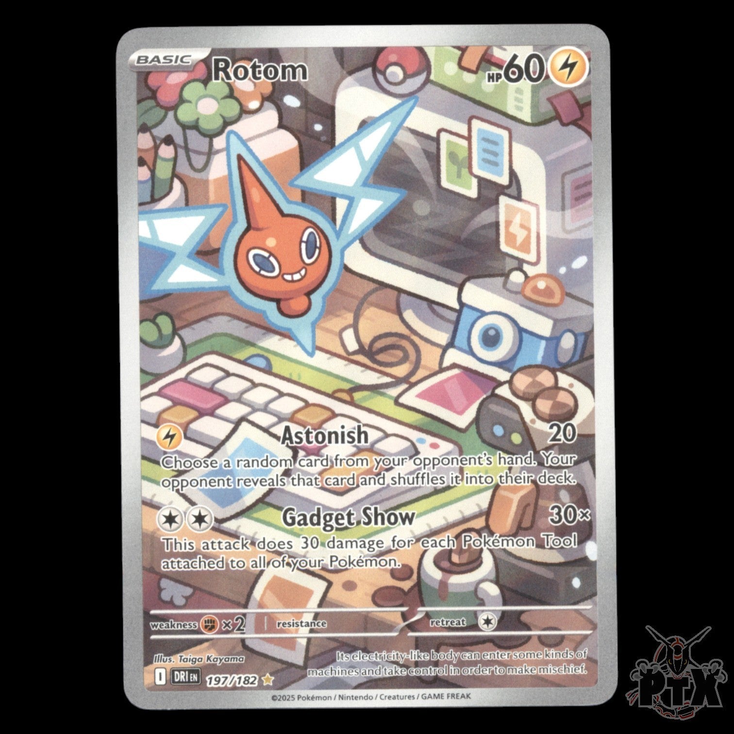 Rotom #197/182 Destined Rivals NM/Near Mint Pokemon 2025