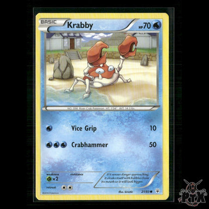 Krabby 21/83 Generations NM Pokemon