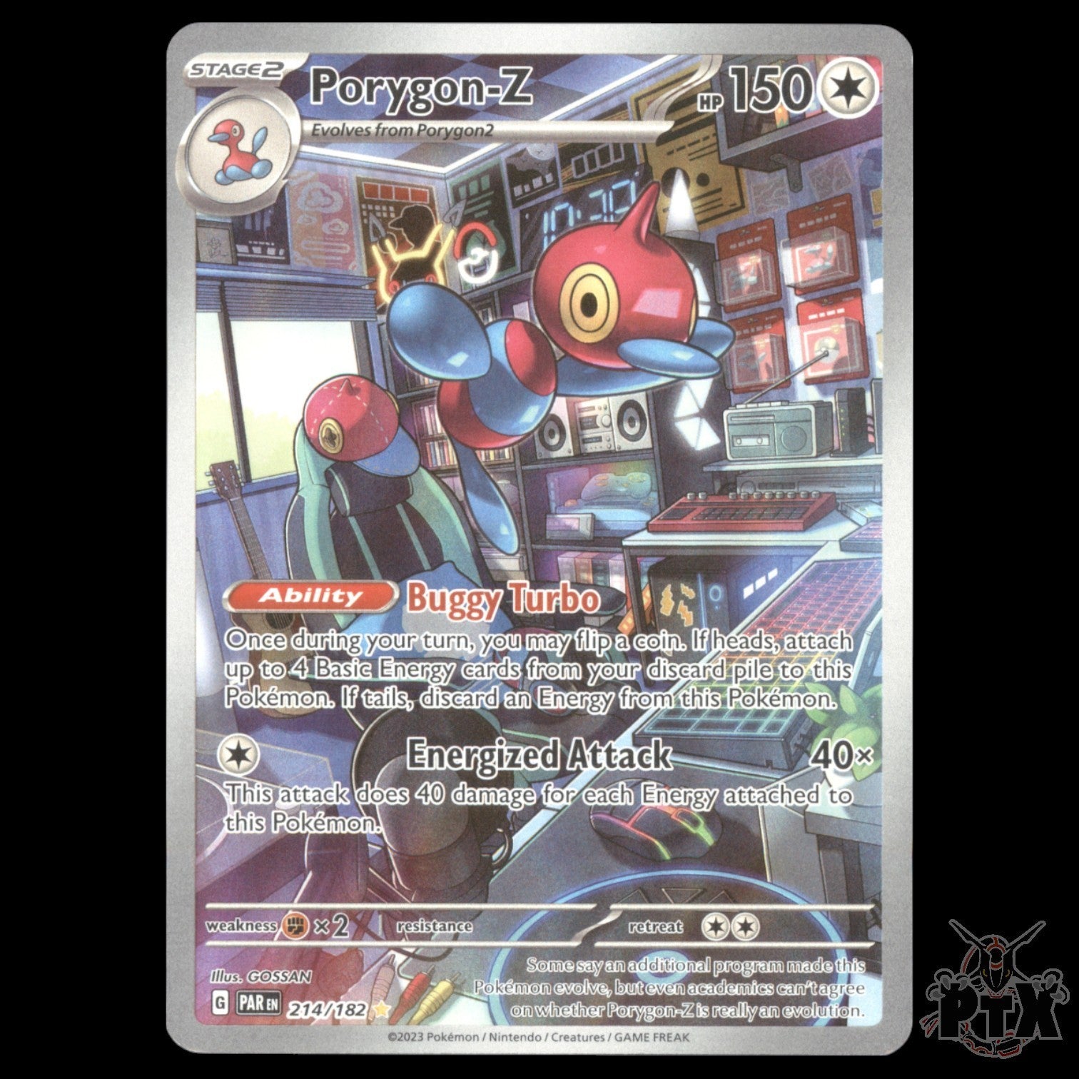 Porygon Z #214/182 Paradox Rift NM/Near Mint Pokemon 2023