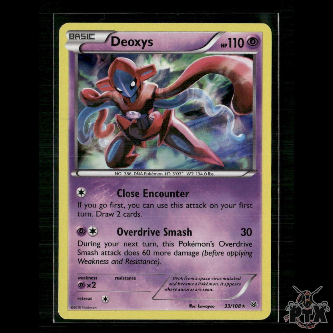 Deoxys 33/108 XY - Roaring Skies NM Pokemon