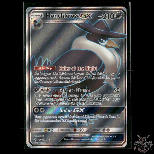 Honchkrow GX (Full Art) 202/214 SM - Unbroken Bonds LP Pokemon
