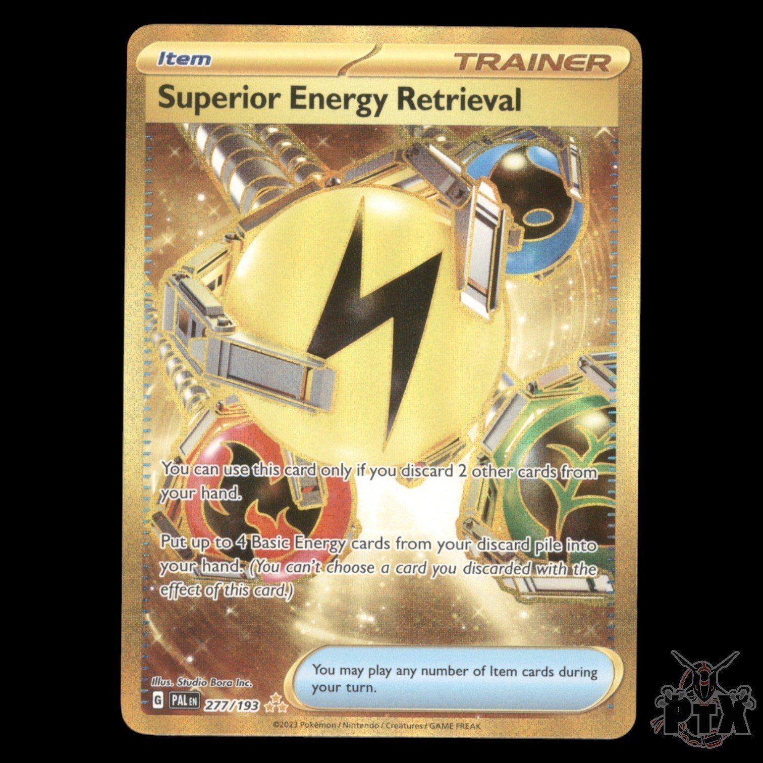 Superior Energy Retrieval #277/193 Paldea Evolved NM/Near Mint Pokemon 2023