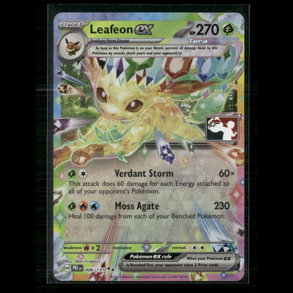 Leafeon ex 006/131 Prize Pack Series Cards NM Pokemon